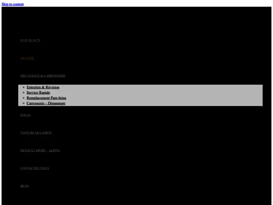 GARAGE JORDAO Dacia Renault Châtenoy-Le-Royal Chalons-sur-Saône