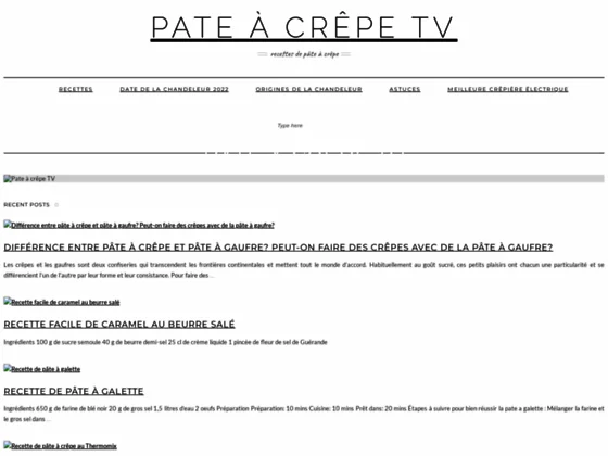 Pâte à Crêpe