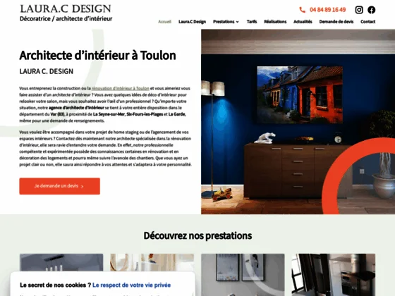 Laura C. Design, architecte d’intérieur pour la rénovation de votre maison à Toulon