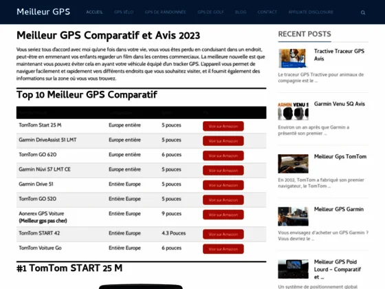 meilleur gps voiture