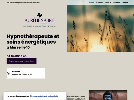 Aurélie SABRIÉ, hypnothérapeute et magnétiseur à Marseille 10 