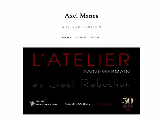 Axel Manes - Atelier Joël Robuchon