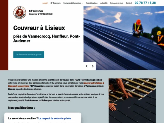 BP Couverture : Couvreur à Lisieux