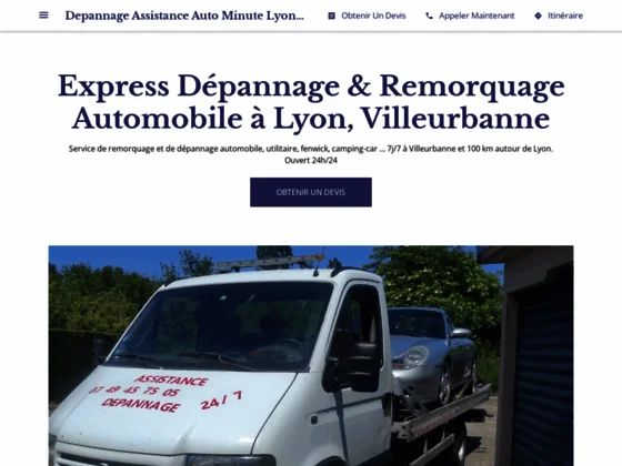 Remorquage automobile, voitures et utilitaires à Lyon et dans sa région