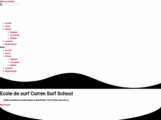 Ecole de surf Curren à Hendaye
