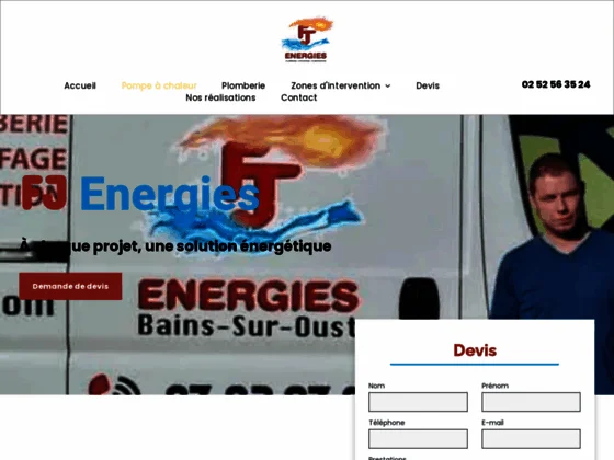 Chauffagiste à Bains-sur-Oust, FJ ÉNERGIES