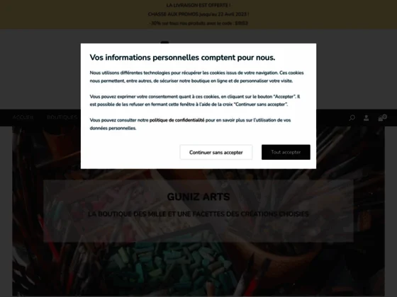 Boutique en ligne Guniz Arts - Cadeaux stylés et originaux