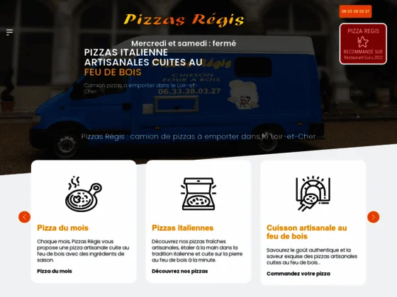 camion pizza à emporter Salbris