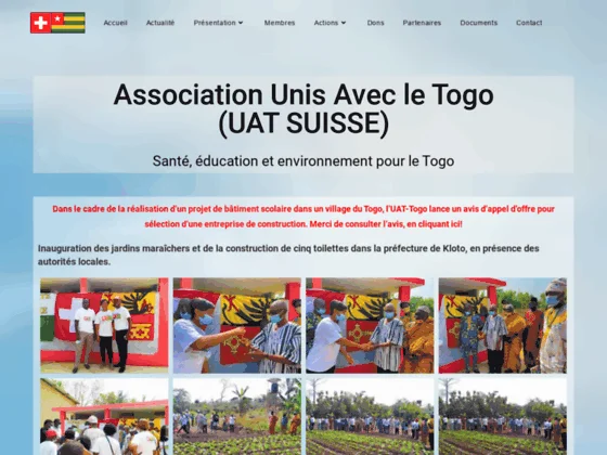 UAT Suisse, association pour le développement durable au Togo
