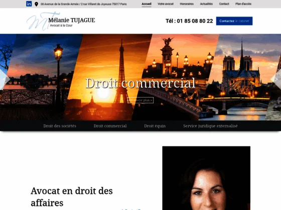 Maître TUJAGUE : avocate en droit des sociétés à Paris 17