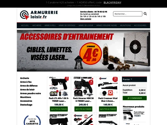 Armurerie spécialisée dans la chasse