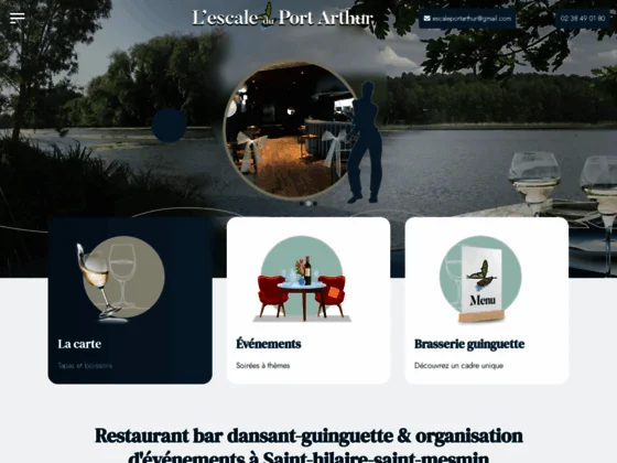 L'Escale du Port Arthur : restaurant guinguette & bar dansant à Saint-hilaire-saint-mesmin
