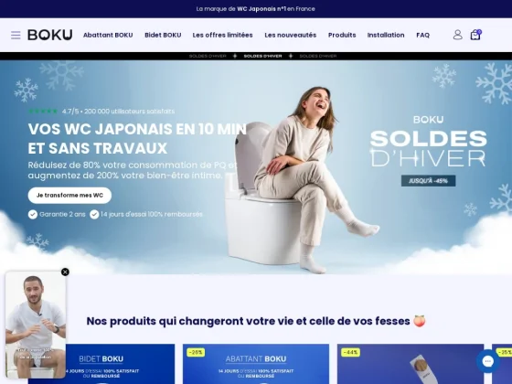 Hello Boku, fabricant des bidets Boku