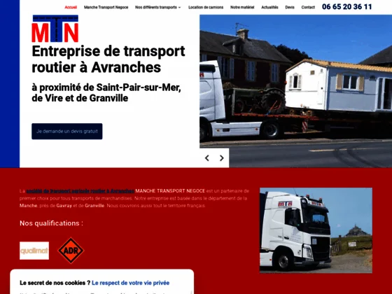 Manche Transport Négoce livre vos marchandises sur plateau à Avranches