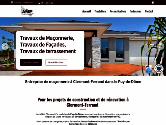 travaux de maçonnerie Clermont-Ferrand