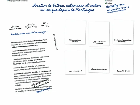 Location voilier Martinique - Punch Croisières