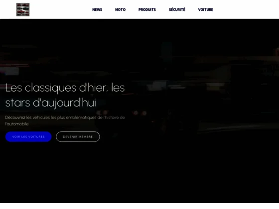 Concessionnaire de voitures de collection américaines