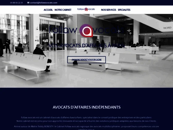 Follaw Avocats, cabinet d'avocats d'affaires à Paris