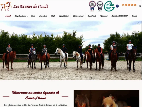Centre equestre - Les Ecuries de Condé