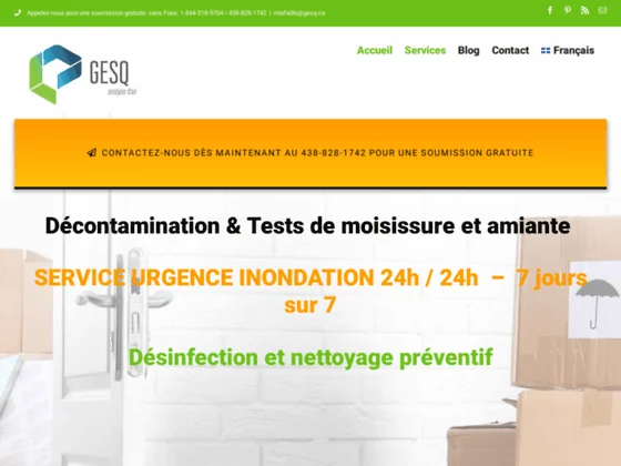 Entreprise de décontamination d’amiante et moisissure à Montréal