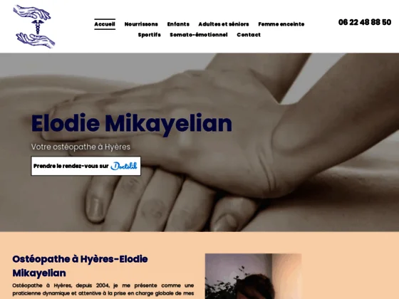 ostéopathe Elodie Mikayelian à Hyeres