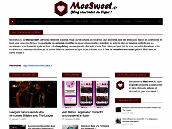 Le guide des rencontres en ligne