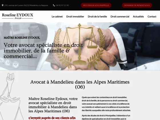 avocat immobilier Mandelieu