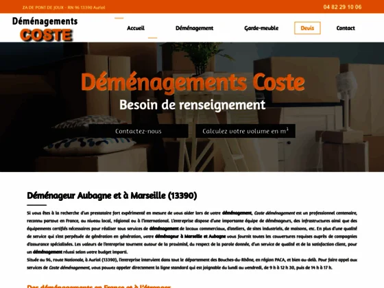 Entreprise de déménagement à Aubagne