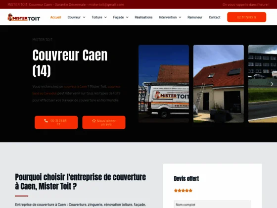 Mister Toit, agents ramoneurs à Caen