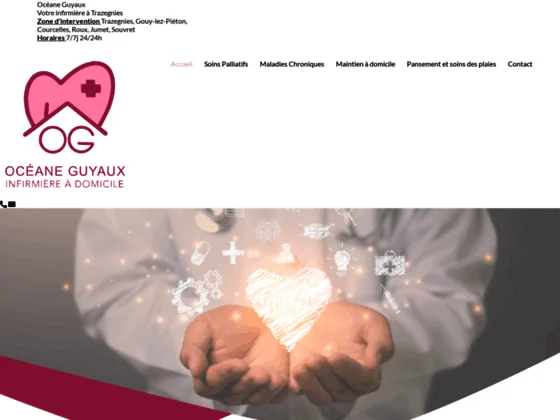 votre infirmière à domicile à Courcelles Océane Guyaux