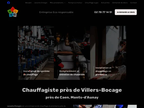 Installation de chaudières écologiques par Leconte Énergie,