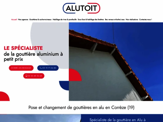 Gouttière alu Brive-la-Gaillarde