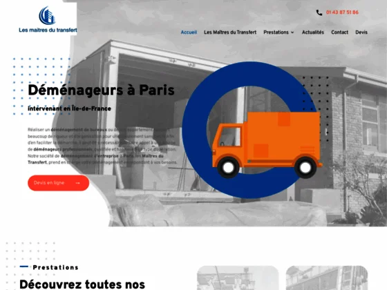 Déménagez même sans ascenseur avec les Maîtres du Transfert intervenant à Paris