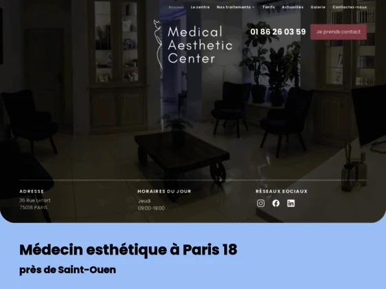 Injection botox en région parisienne auprès de votre centre esthétique MedAesthetics
