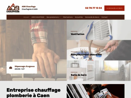 Remplacement de chaudière à Caen par votre artisan chauffagiste ADB CHAUFFAGE