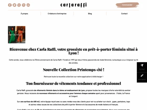 Grossiste de vêtements femmes : Carla Raffi