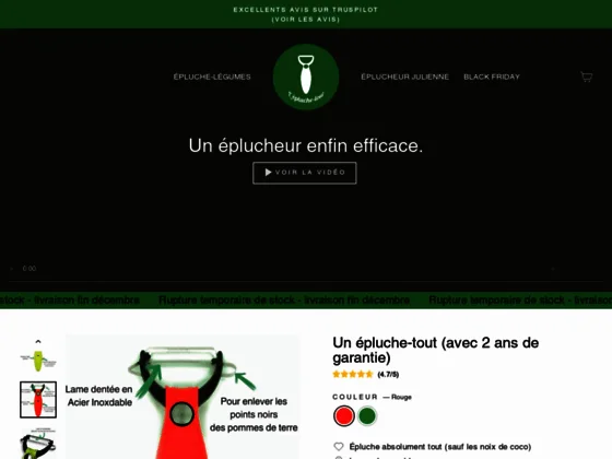 Mon épluche légumes