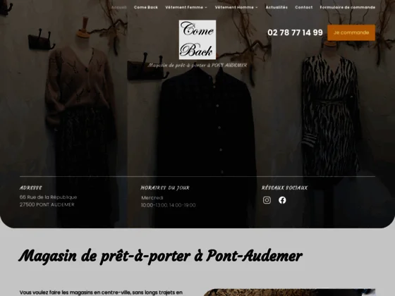 Conseils en choix de style vestimentaire par Come Back, boutique de prêt-à-porter à Pont-A