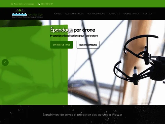 drone agricole Plauzat