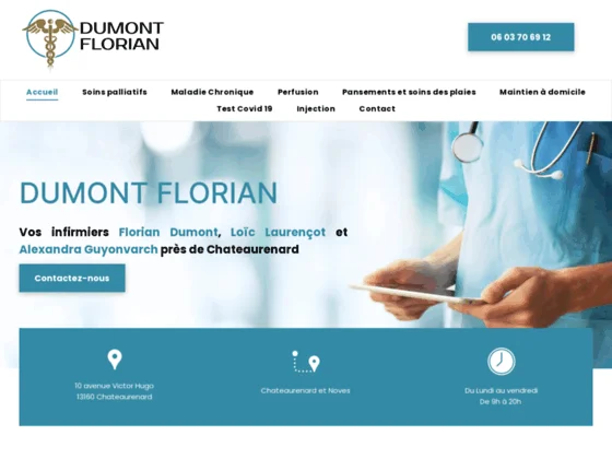 Infirmière à Châteaurenard, Florian Dumont