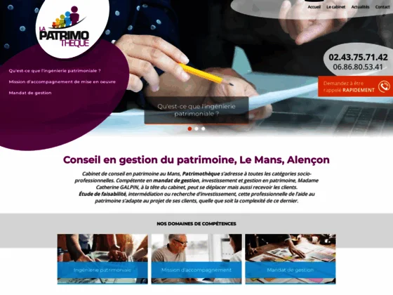Conseils de qualité en gestion du patrimoine par PATRIMOTHEQUE au Mans