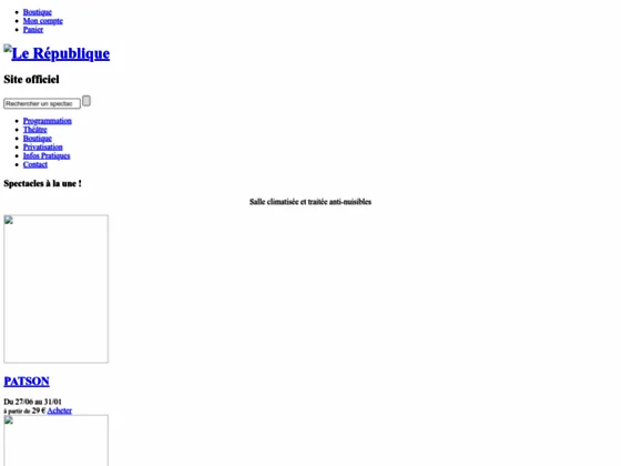 Le république - spectacle d'humour à paris