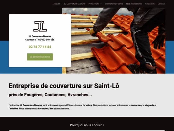 Situé sur Saint-Lô, artisan couvreur effectue l’isolation par le toit