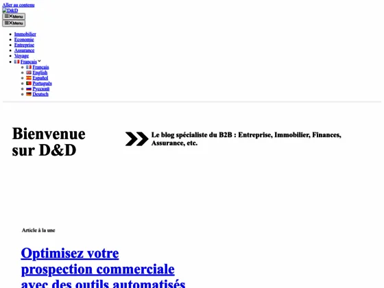 L'actualité de l'immobilier, de l'investissement et de l'économie