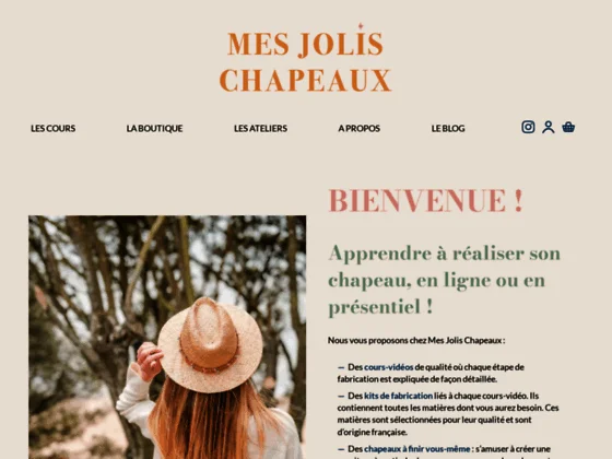 Cours de confection de chapeaux