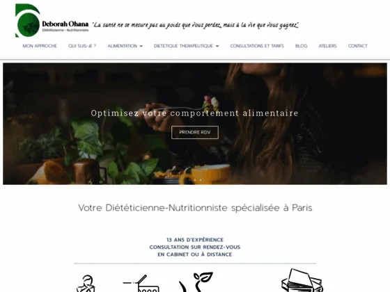 Votre diététicienne-nutritionniste à Paris