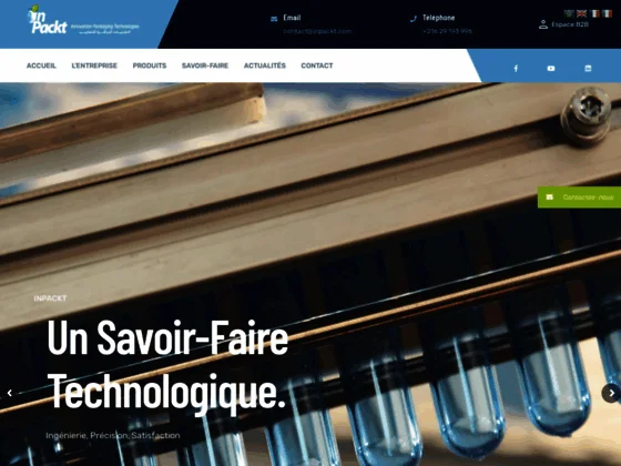 Inpackt Tunisie - Préforme et bouchons en PET - emballage écoresponsable