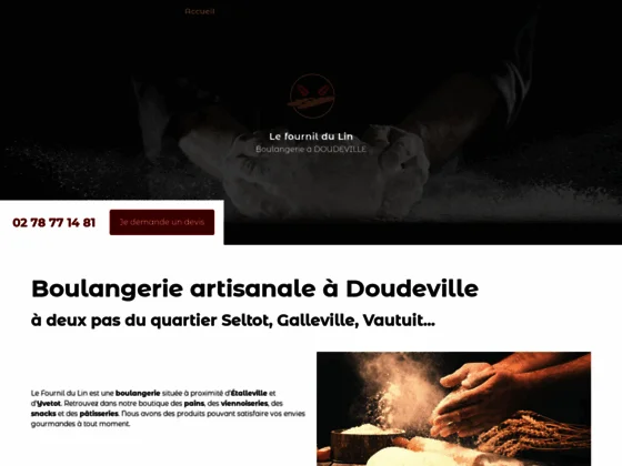 Vente de pâtisseries faites maison à Doudeville au sein de la boulangerie Le Fournil du Li