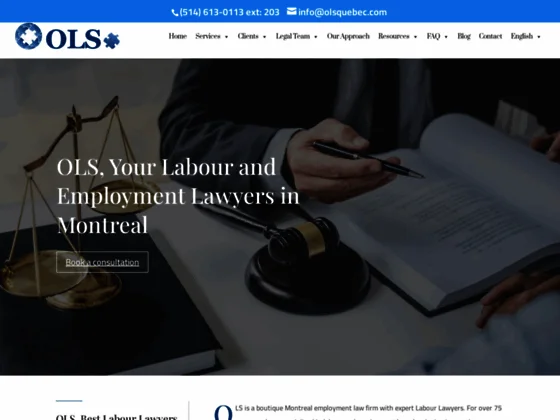 OLS Québec, avocats en droit du travail au Québec