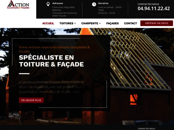 Action Couvreur & façade - les expert de votre toiture